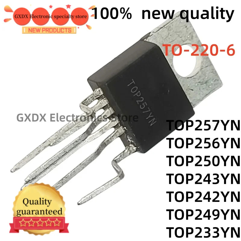 5-10Uds 100% nuevo TOP233YN TOP242YN TOP243YN TOP249YN TO220 TOP250YN TOP256YN TOP257YN TO-220-6 Power management chip In Stock