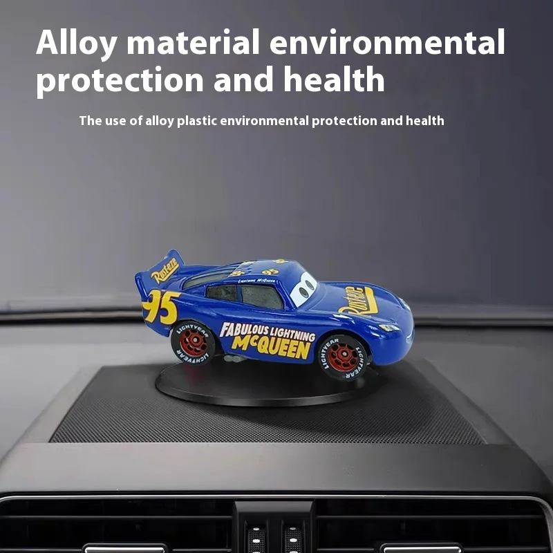 Disney Pixar Cars Lightning McQueen legering automodel - draaiende en drijvende actie met autolijm, leuk autodecor voor verzamelaars