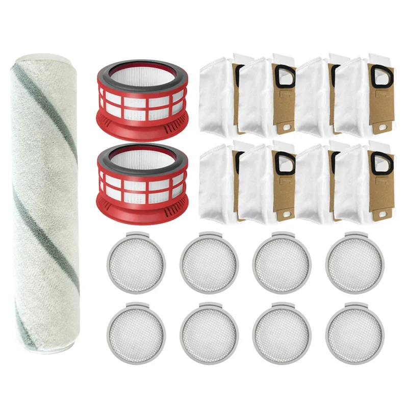 SANQ للمكنسة الكهربائية Roborock H6 فرشاة دوارة ناعمة قبل آخر تصفية كيس لجميع الغبار الملحقات استبدال قطع الغيار