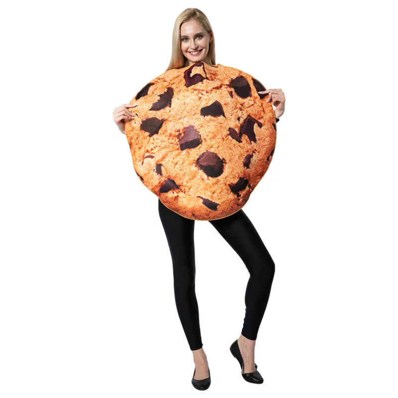 جديد loween زوجين اللعب زي الحليب كوكي مزيج مجموعة بار الاسمية مرحلة الأداء الغذاء زوجين الاسمية الزي مجموعة