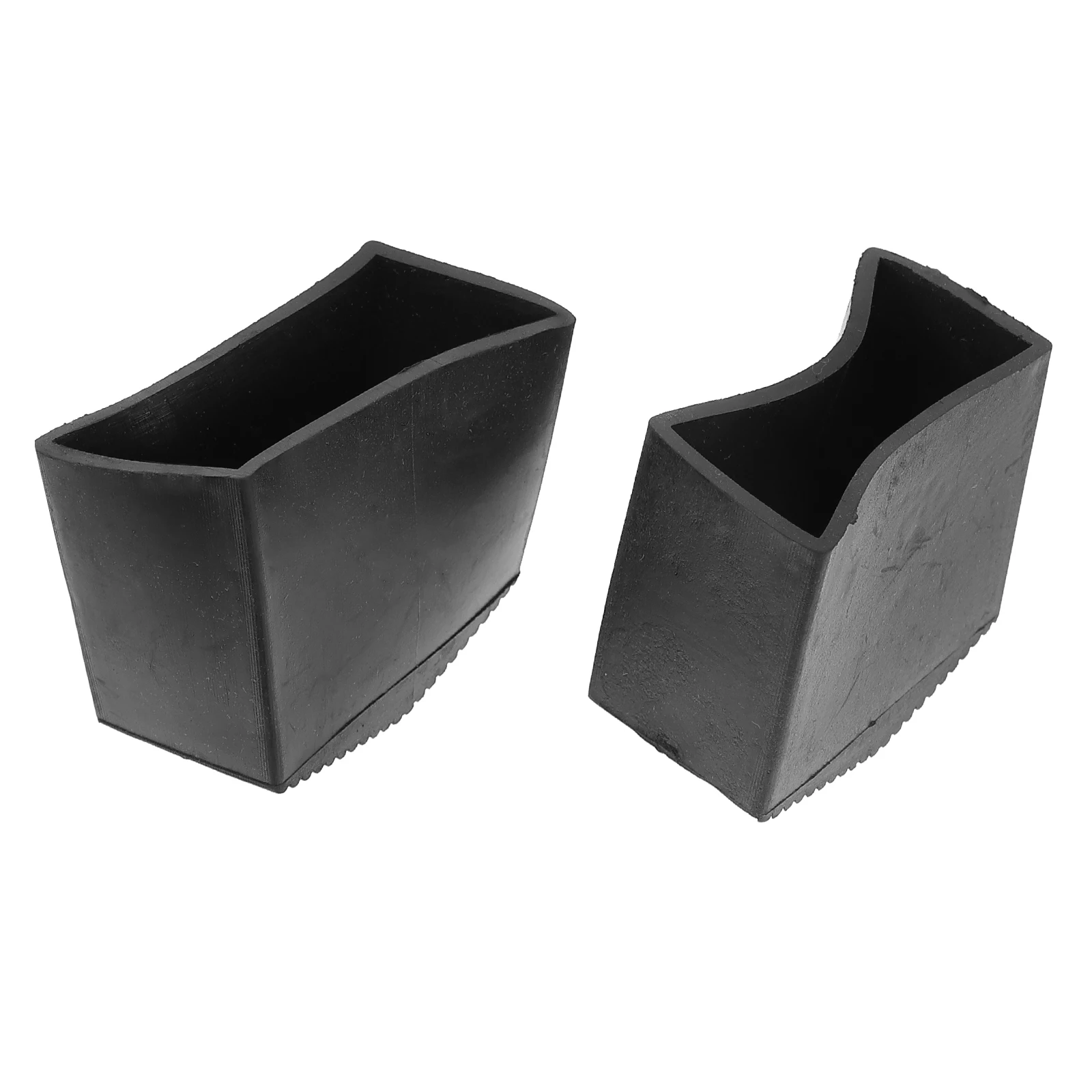 

2pcs Ladder Cover Foldable Extension Ladder Covers Black Rubber Anti Skid Floor Protector Home Stairs Step Stool Safety Pad