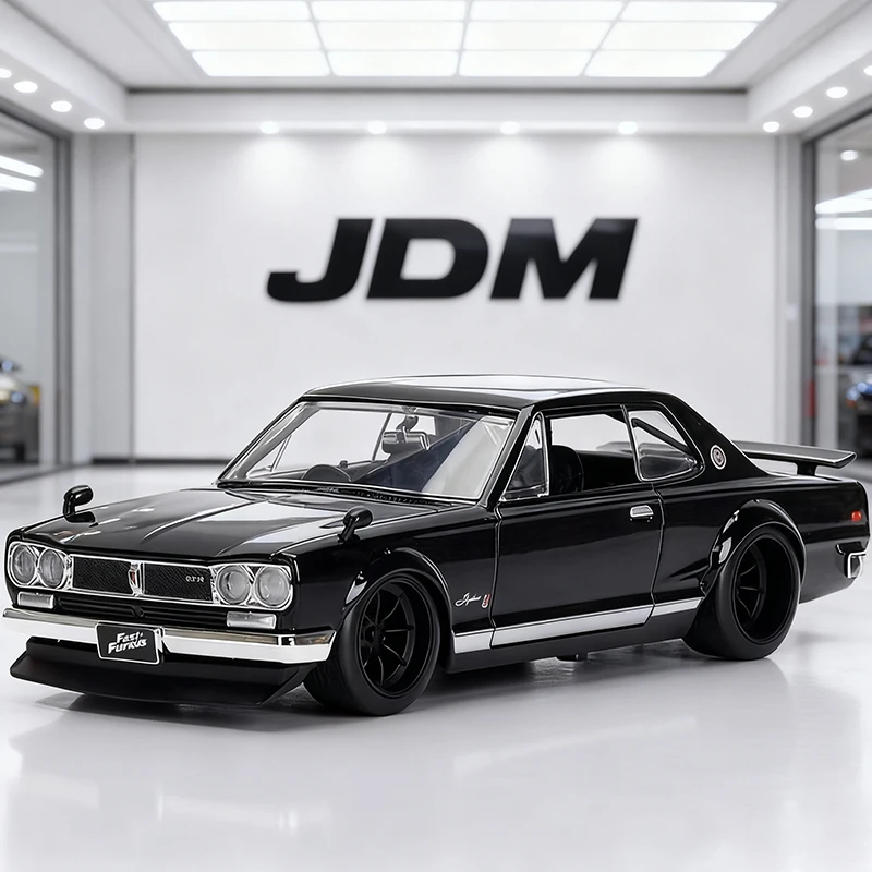 

JADA 1:24 SKYLINE 2000 GTR KPGC10 легкосплавный автомобиль, литье под давлением и игрушечный транспорт, модель автомобиля, миниатюрная масштабная модель автомобиля для детей
