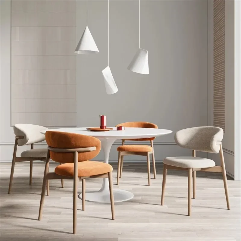 Designer Dining Chairs Accent Ergonomic Luxury Dining Chair Comfortable Apartment Cadeiras De Jantar Unique Library Furniture