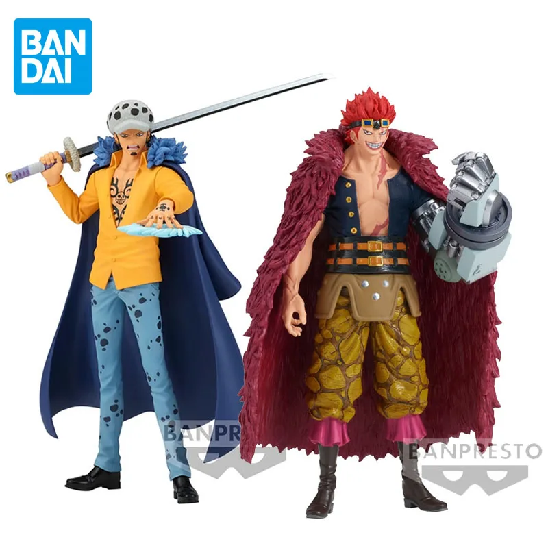 BANDAI DXF One Piece Trafalgar Law Eustass Kid The Grandline Men Extra Anime Action Figures Toys For Boys Girls Kids Gift Model