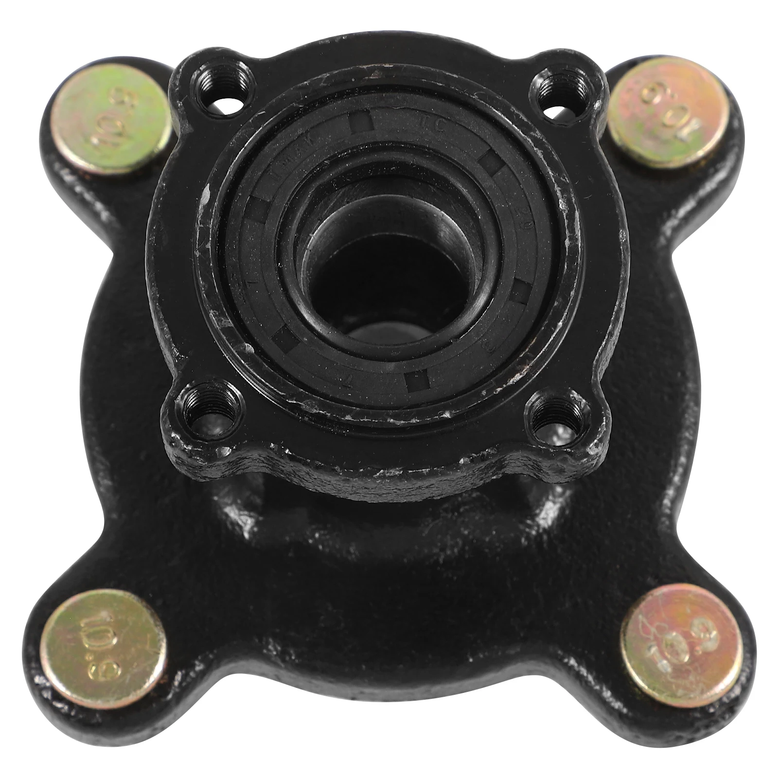 

Sturdy Iron Front Wheel for Go Kart ATV Durable Metal Hub Assembly Universal Hole Spacing Easy Install Beach Wilderness