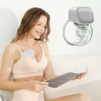 2 modes 5 levels adjustable hands-free breastpump 250ml BPA free electric wearable breast pump