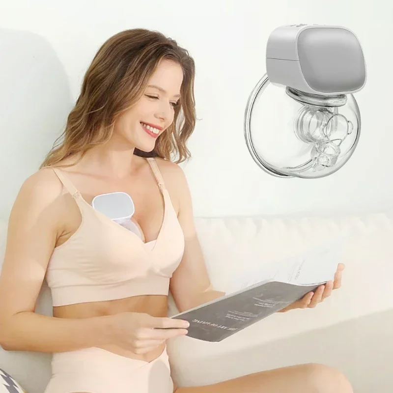 2 modes 5 levels adjustable hands-free breastpump 250ml BPA free electric wearable breast pump