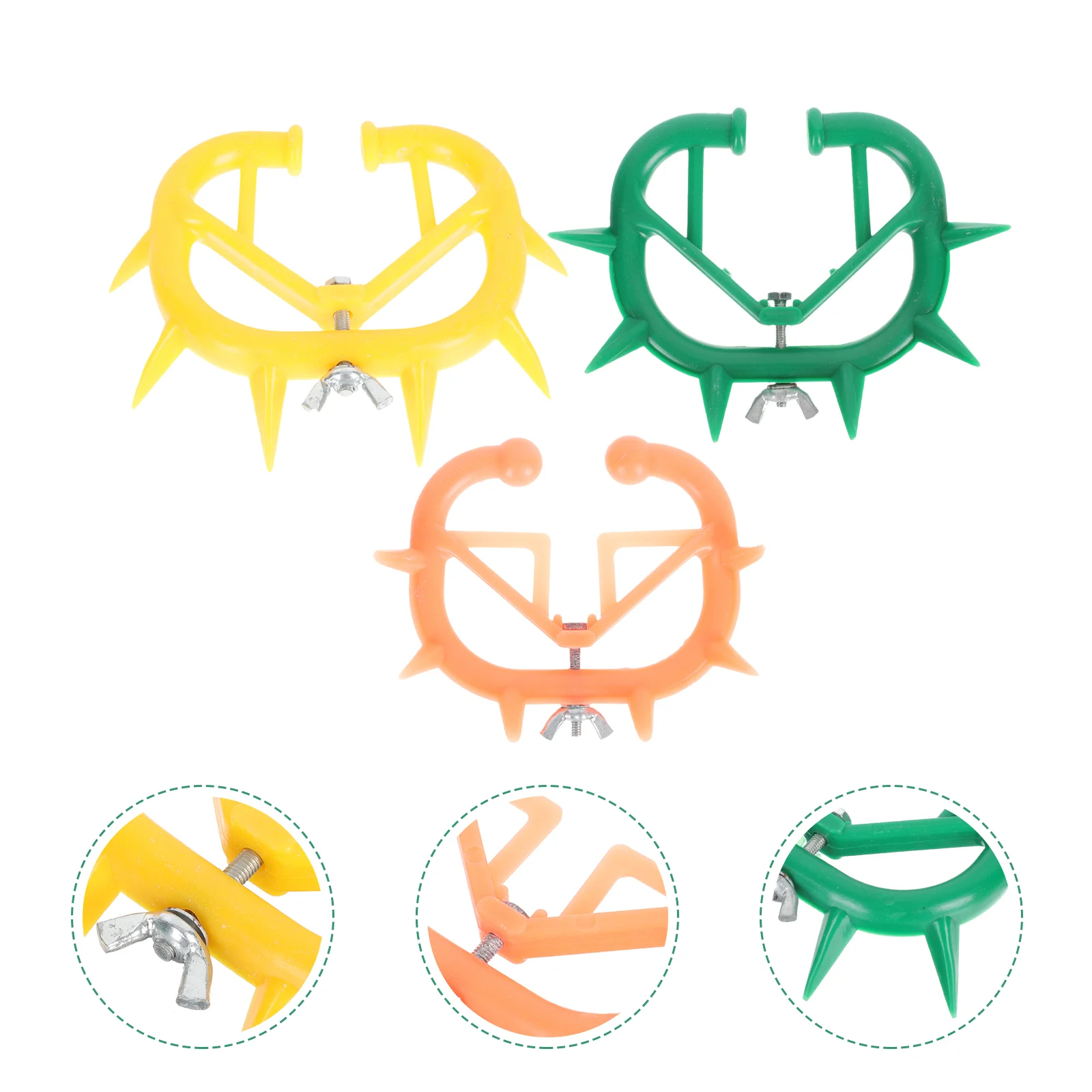 

6 Pcs Calf Weaner The Animal Cattle Plastic Nose Clip Farm Accessory Weaning Tool Livestock Equipment Pp