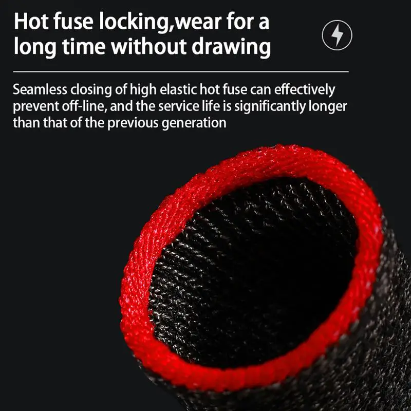 Чехол на палец, 1 пара, ультратонкий и тонкий, устойчивый к поту, противоскользящий, защита от падения для игрового контроллера геймера, 5 цветов, кончики пальцев