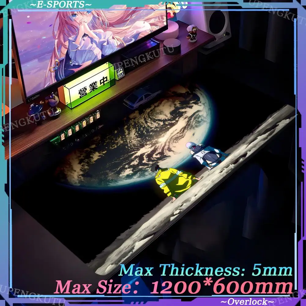 Mouse Computer gamers Pad Game accessories 1200X600X5MM Oversized Computer cabinet pads C_cyberpunks_Edgerunners Anime Pad