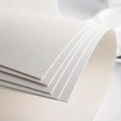 20 Sheets 32K Watercolor Paper 100% Cotton 4.9X7