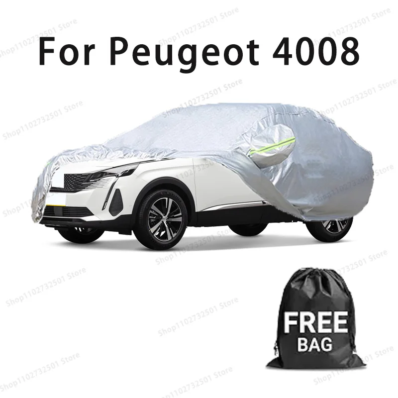 

Car cover For Peugeot 4008 Full cover Waterproof sun protection cover Scratch resistant cars accessories