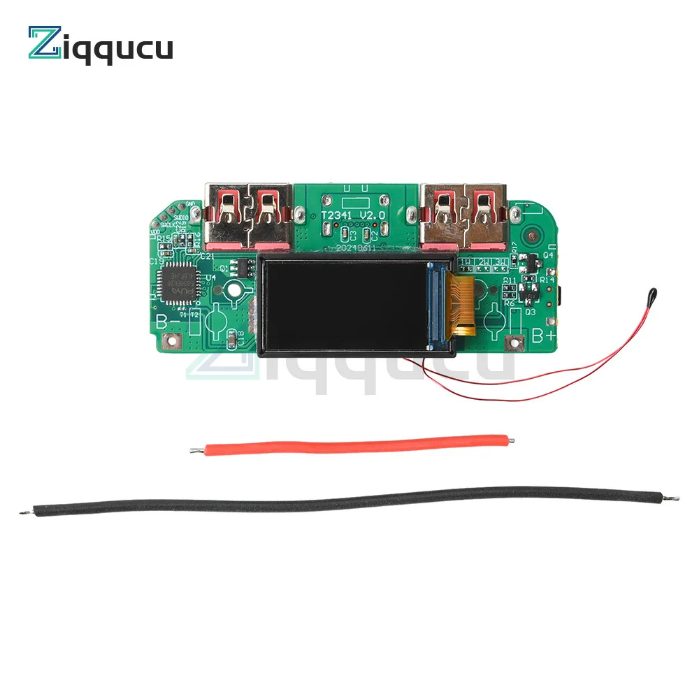 22.5W Fast Charging Module TFT Color Screen Digital Display Fast Charging Mobile Power Motherboard for Ternary Lithium Battery