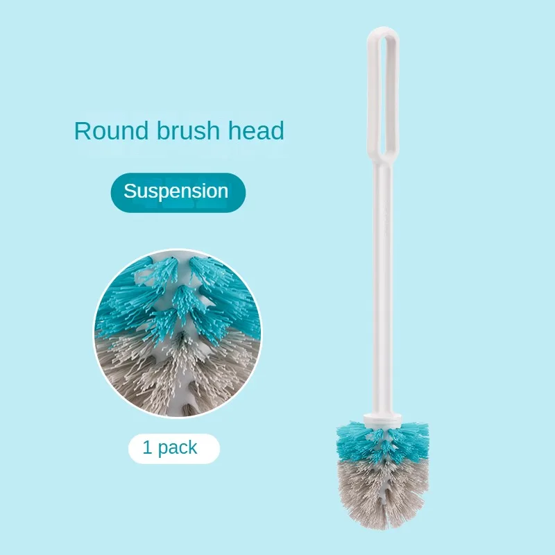 CHAHUA Long Handle Toilet Brush With Holder Soft Hair Toilet Cleaning Brush Dead Corner Cleaning Punchless Bathroom Accesories