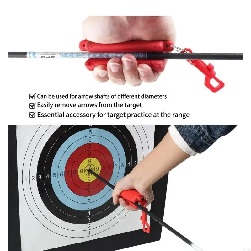 

2Pcs Bows Arrows Pullers Remover with Keychains Recurve Bows Pullers Bows Accessories For Outdoor Shootings 69HD