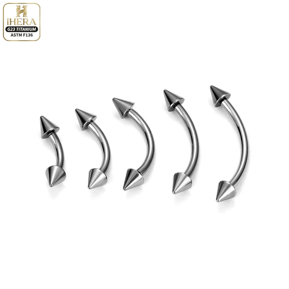 1/5PC G23 Titanium Nose Rings Piercings Lip Eyebrow Ear Septum Helix Cartilage Septum Body Jewelry Piercing Labret Nariz C Rod