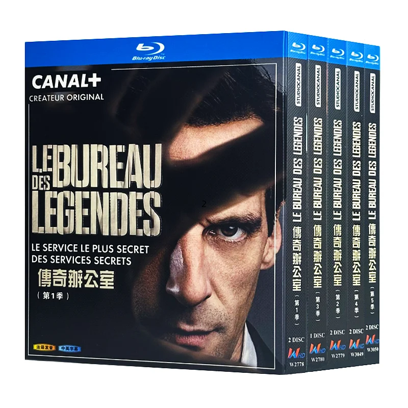 

Коллекционный набор французских телесериалов Blu-ray Ultra HD «Легендарный Офис» (сезоны 1–5) с поддержкой упрощенного китайского, английского и традиционного китайского языков.