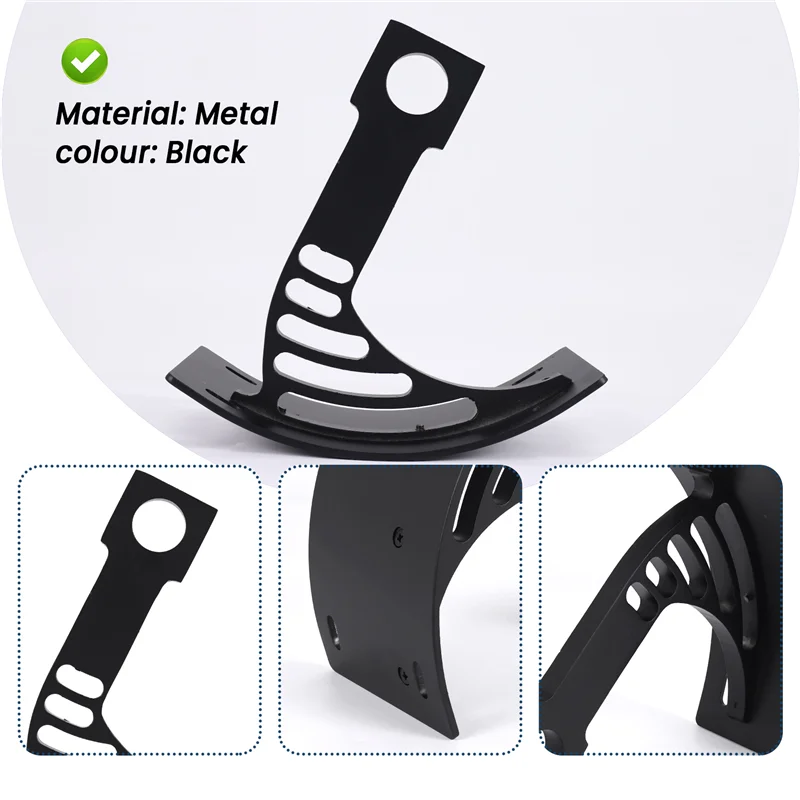

NEW-Motorcycle 25MM Axle Side Mount License Number Plate Holder Swingarm Mount Curved Vertical Bracket For Suzuki Honda