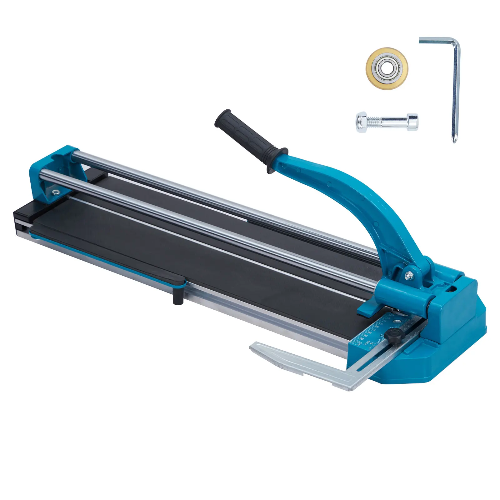 

Manual Tile Cutter, 24inch 48 inch Porcelain Ceramic Tile Cutter With Tungsten Carbide Cutting Wheel,Infrared Positioning