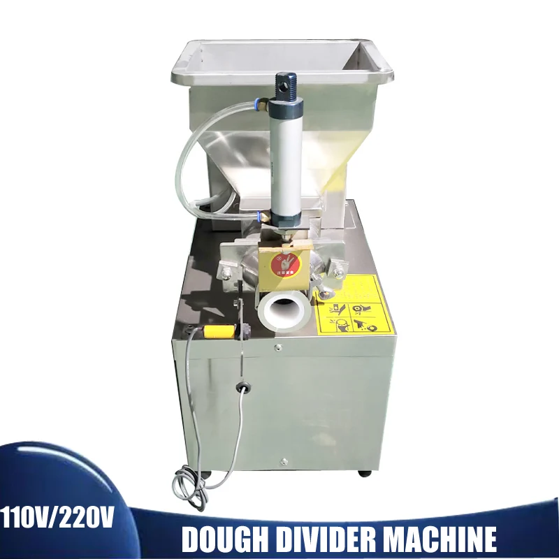 Electric Dough Divider Double System Double Speed Control For Pizza Biscuit Dough Cutting Machine With 3 molds