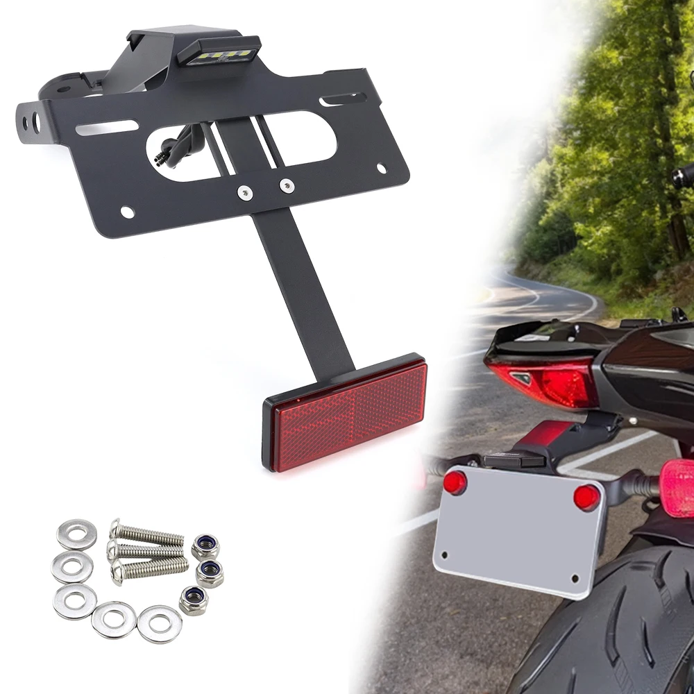 

Motorcycle For Triumph Tiger 660 Sport Tiger Sport 800 Rear License Plate Holder Bracket with Light Tail Tidy Fender Eliminator