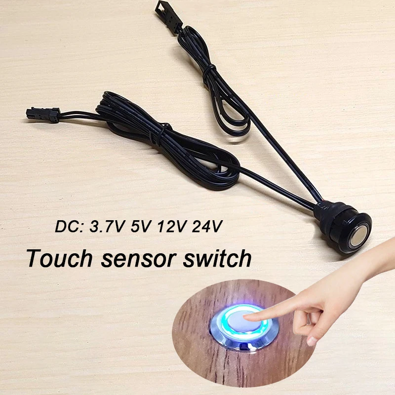 4A DC 5V 12V 24V Stepless Touch LED Dimmer Switch For LED Strip DIY Bed Closet Cabinet Lightcustomized