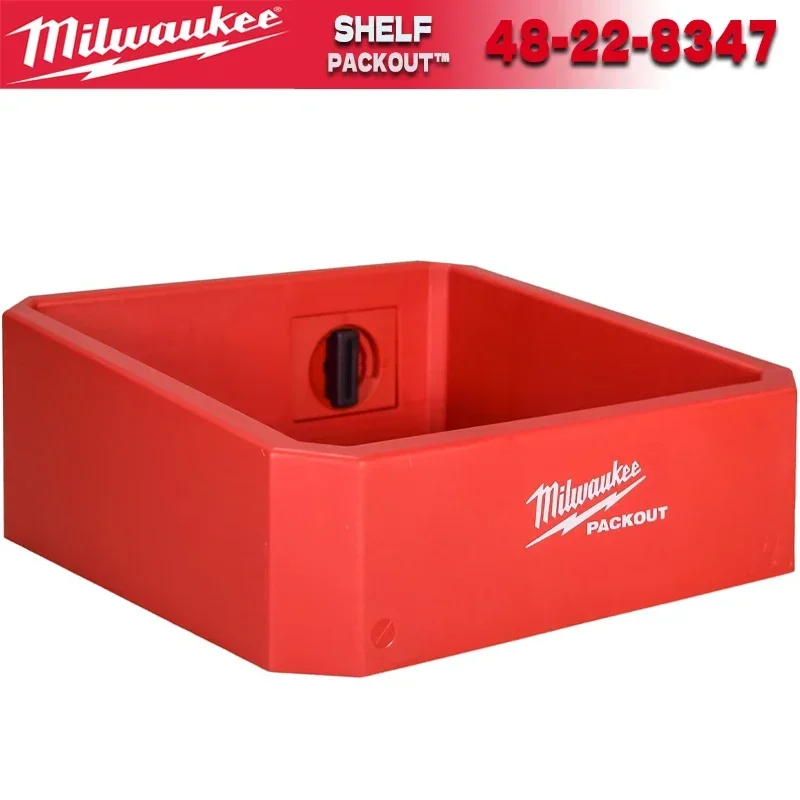 

Milwaukee PACKOUT™ Compact Shelf Load Bearing Deposit Container Case Convenient Style Goods Shelves MILWAUKEE Tools 48-22-8347