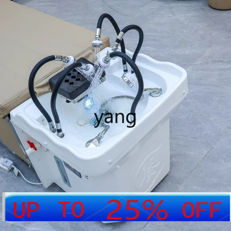 

LH movable shampoo basin health center matching electric beauty bed household fumigation water circulation