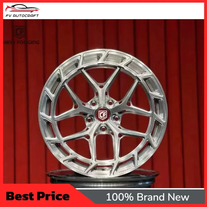 【2026】CF WHEELS Custom Brushed Aluminum Forged Wheels 5x112/5x114.3/5x120 For BMW M2/M3 BENZ Audi Lamborghini Toyota Supra A90 A