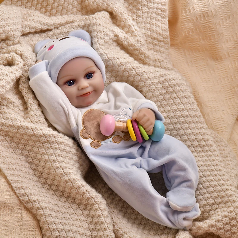 40CM Full Vinyl Body Girl Waterproof Reborn Doll Maddie Newborn Baby Doll No Hair Baby Girls Doll Toys Reborn Baby Doll