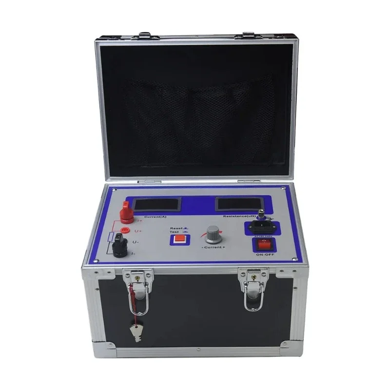 100A High Precision Micro-Ohmmeter Earth Loop Contact Resistance Tester for Testing Circuit Breaker Transformer