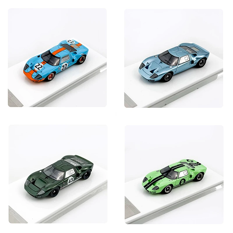 

M64X 1:64 Scale GT40 MK1 Simulation Resin Car Model Static Display Collectible Toy Gift Souvenir Decoration