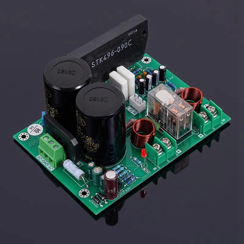 Assembly STK496-090 High-Power Low Distortion 100Wx2 Hifi Stereo Home Audio DIY Amplifier Board
