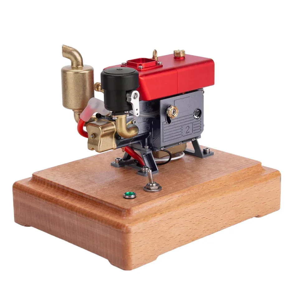 

Micro Internal Combustion MUSA 2.6cc Mini Single-Cylinder Gas Powered Motor 4-Stroke Engine Science Educational Experiment Toys