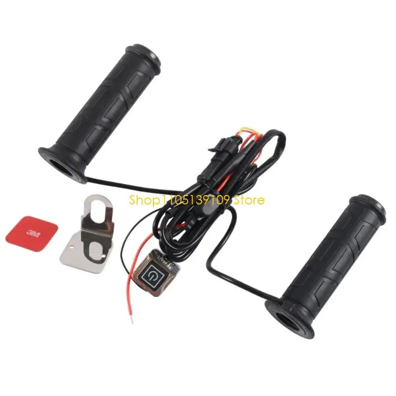 3 وضع تسخين لمقبض الدراجة النارية، 12 فولت، تحكم ذكي في درجة الحرارة، ملحقات ركوب الشتاء