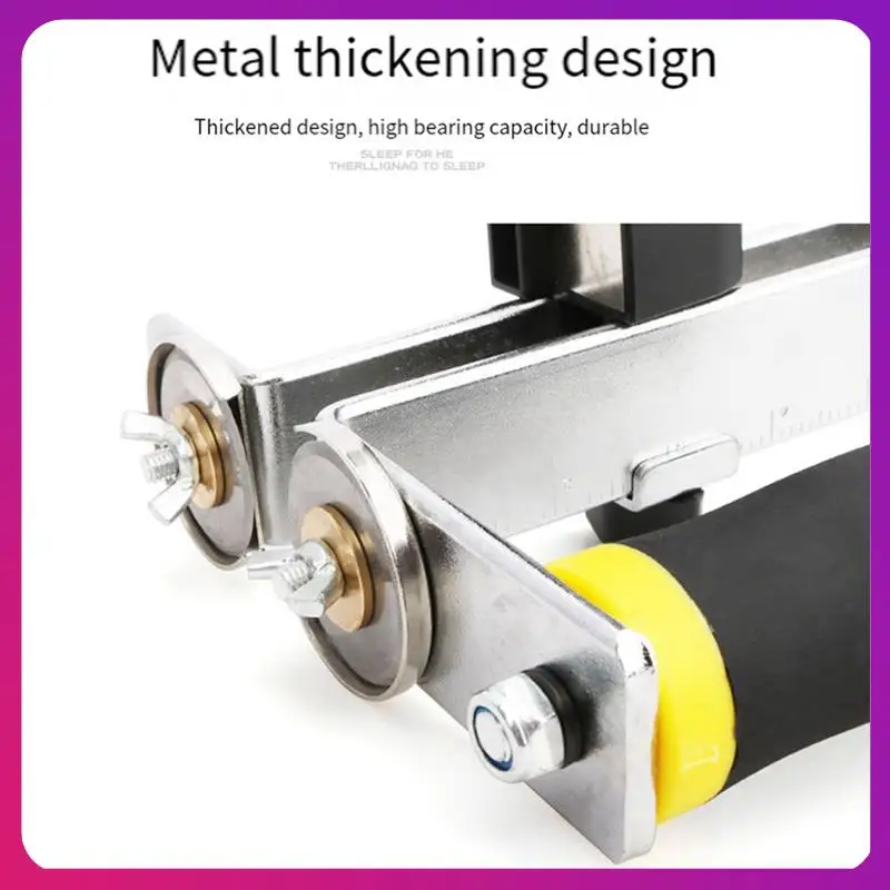 Gypsum Board Cutter Multi-Functional Hand-Push Roller-Type Slitting Knife Hand-Cut Cutting Board Cutter Easy Install Easy To Use