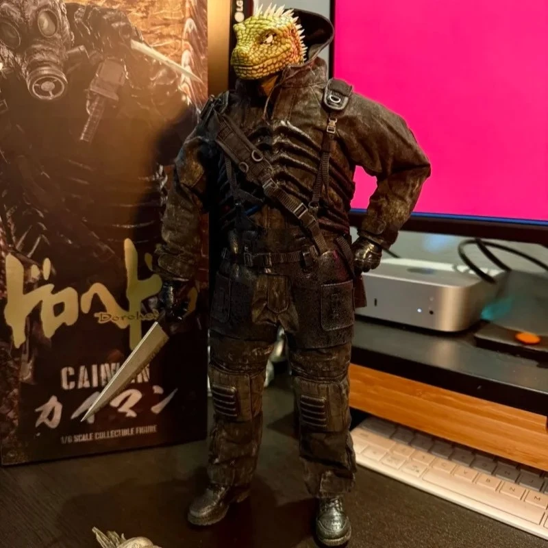 

36cm In Stock Genuine 3A Dorohedoro Caiman 1/6 Action Figure 3Z0560 Comic Version Mobile Doll Soldier Ornament Gift