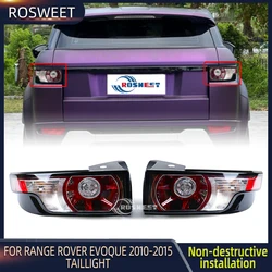 Car LED Rear Tail Light For Land Range Rover Evoque L538 2010-2015 Warning Brake Fog Lamp Turn Signal Light Car Accessories
