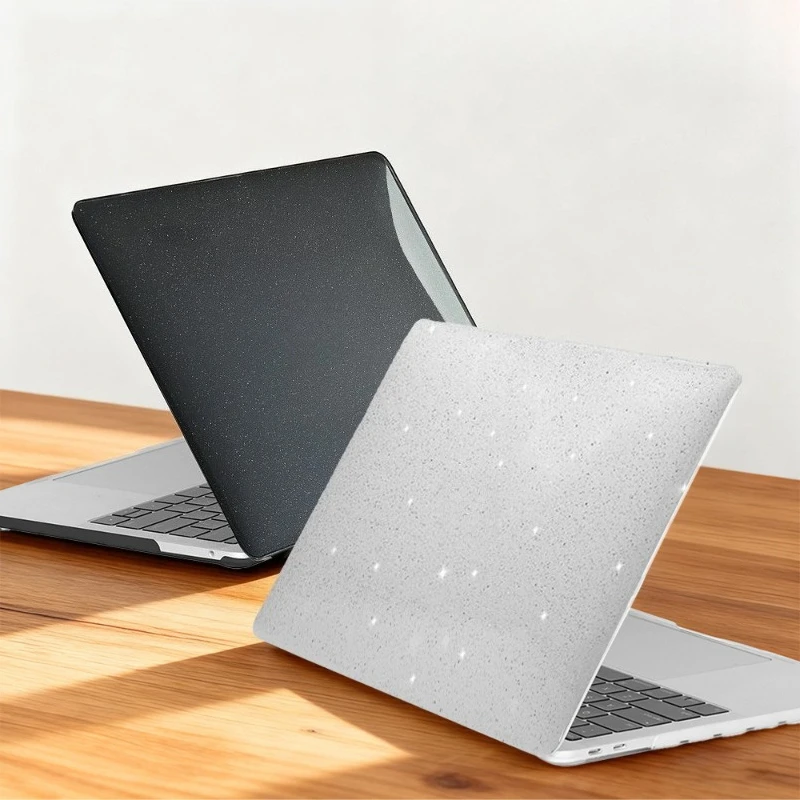 Glitzer-Laptop-Hülle für Macbook Neo Air Pro M5 M4 M3 M2 M1 13 14 15 16 Zoll 2026 2025 2024 2023 2022 2021 2020 Sterne Transparente Abdeckung