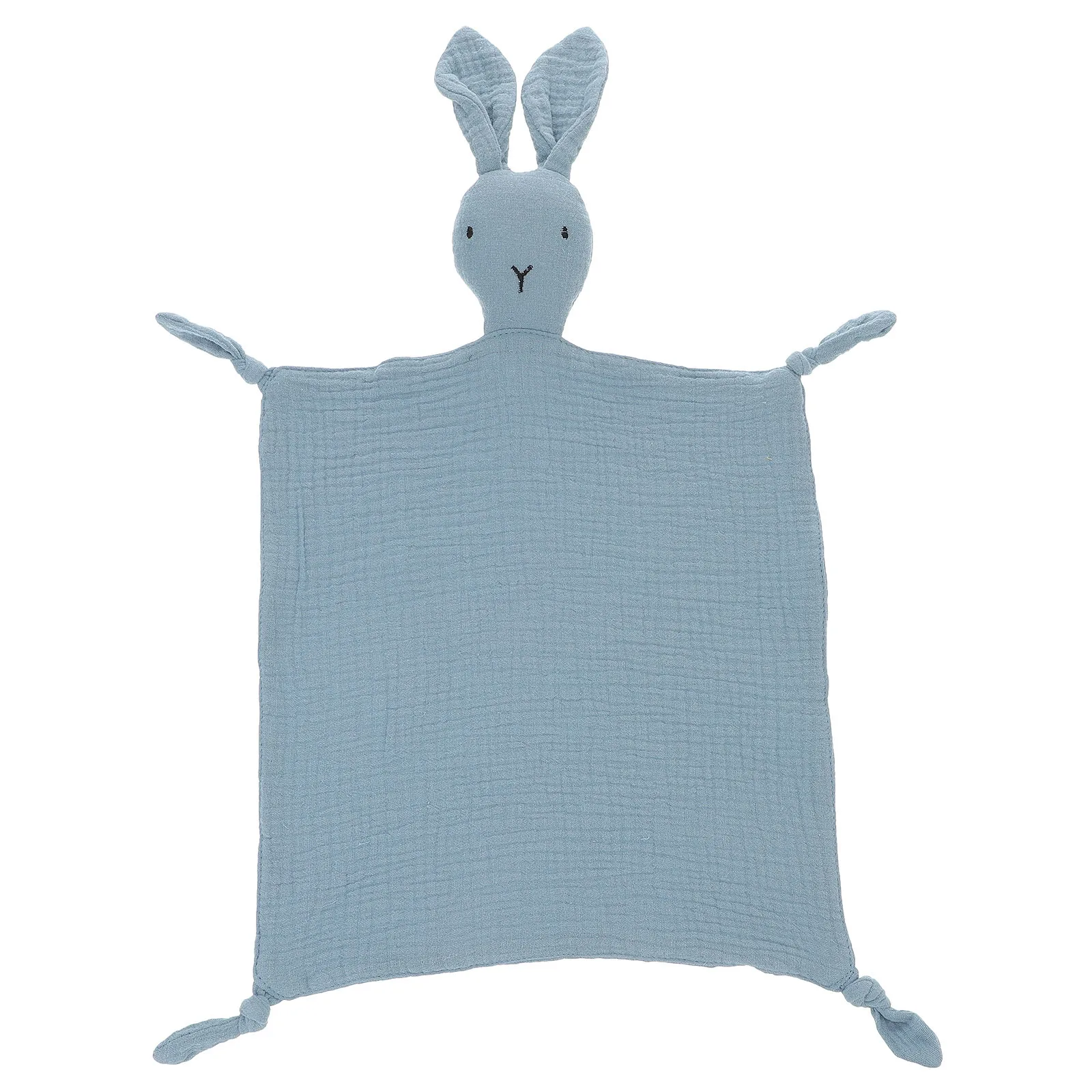 なだめるようなベビーセキュリティブランケット 綿素材 毛抜けなし 毛玉なし 安全な動物のウサギのデザイン スナグルコンフォーター なだめるような安心感