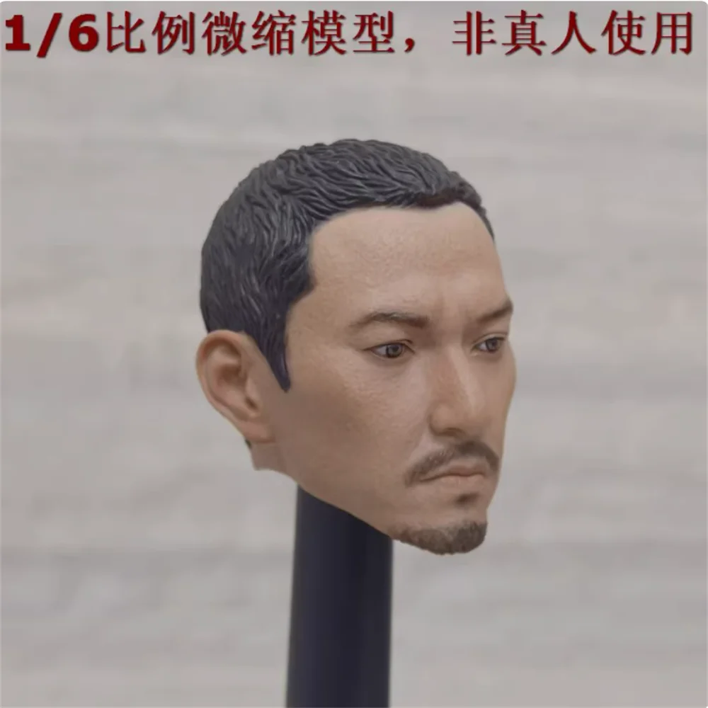 YYDS 1/6 ทหารชายเอเชียหนวดหัวแกะสลักชุดอุปกรณ์เสริมสําหรับ 12 ''Action Figure Body ในสต็อก