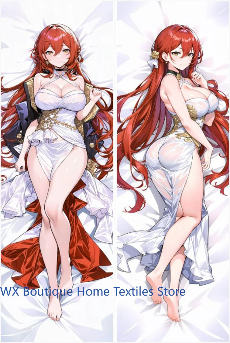 

Honkai Star Rail Himeko Подушка для тела Аниме Dakimakura Otaku Наволочка Игровая наволочка