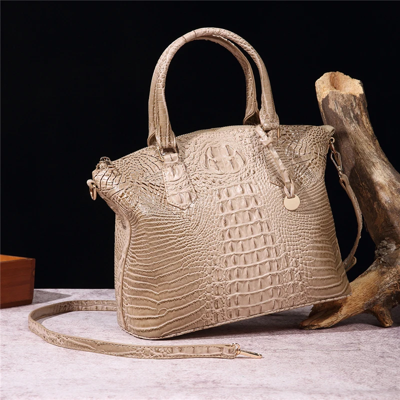 Spring and Autumn New Multi-color Crocodile Pattern Handbag Crossbody Vintage Bag Banquet Daily Colorful Shoulder Women's Bag