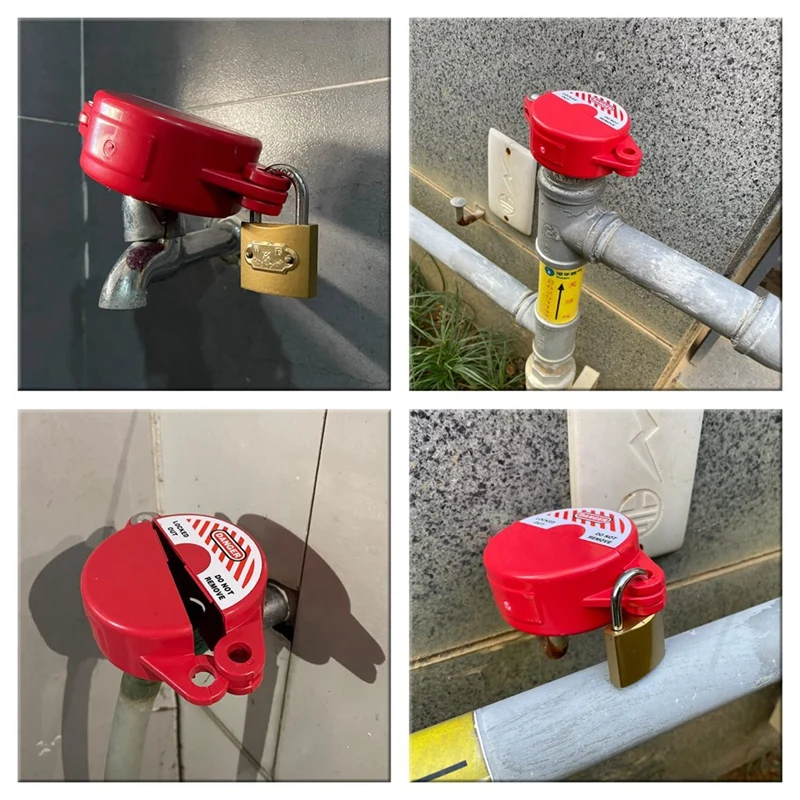 A79U-Gate Valve Lockout Device With Coded Lock Suited For 1 To 2-1/2 Gate Valve Handles Gate Valve Lockout Water Spigot Lock