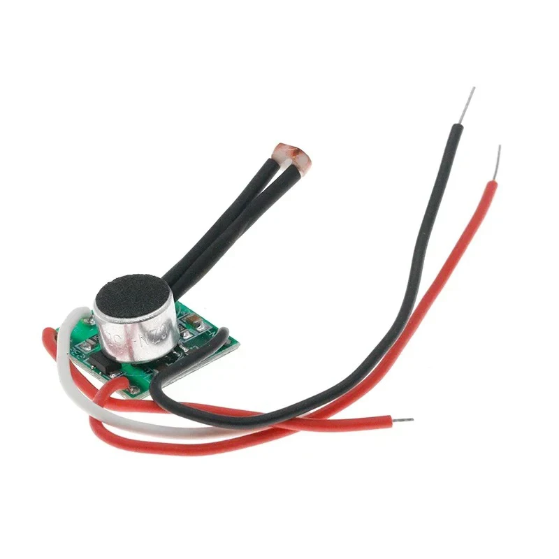 DIY Low Voltage DC Sound Light Control Sensor DC3V-30V LED Driver 5V 6V 12V 24V Photosensitive Voice Switch Module Circuit Board