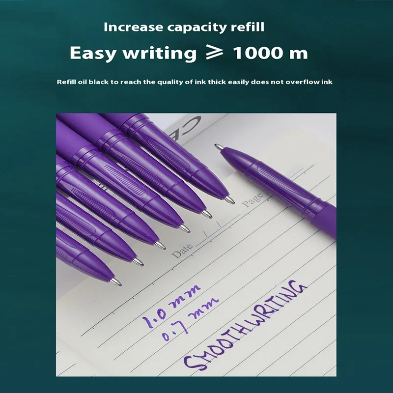 

1/5 шт. матовые гелевые ручки, наконечник толщиной 0,7 мм 1,0 мм, гладкое письмо, нейтральная ручка с фиолетовыми чернилами, цветные чернила, обратно в школьный сезон