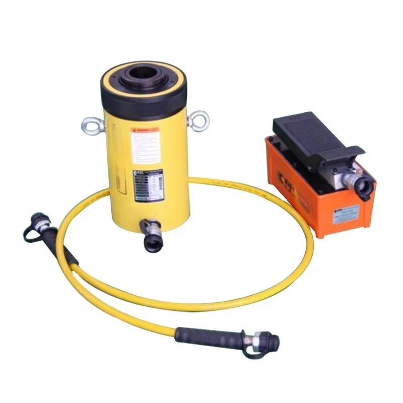 RCH1003 100 t Spring Reset Hollow Piston Hydraulic Cylinder