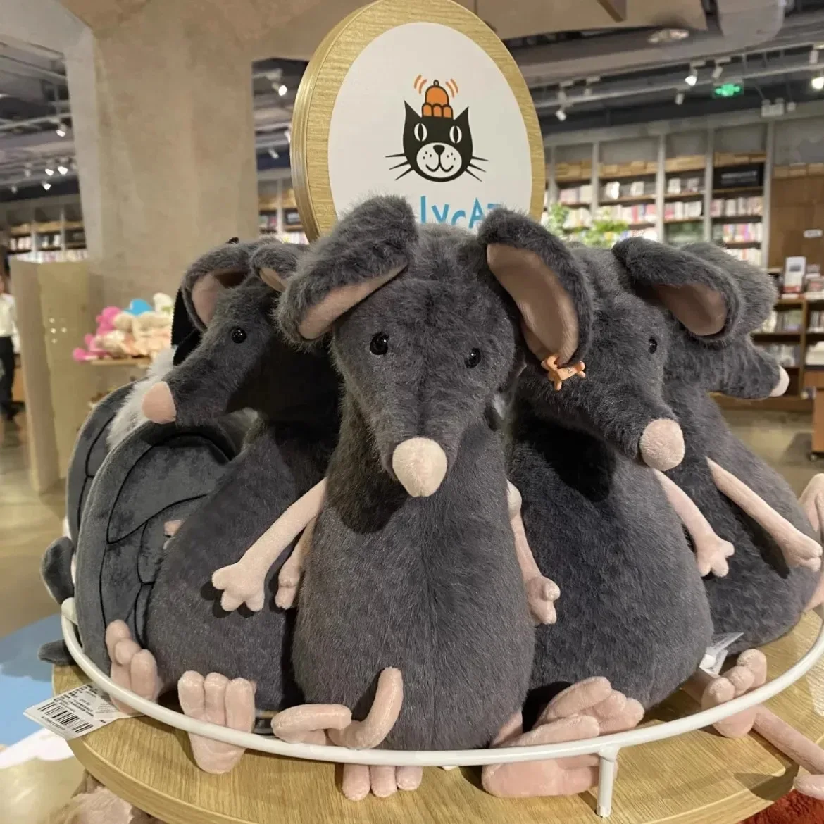 2025 Jellycat Lachlan Sad Rat/Мышь 25 см — NWT Authentic HTF |   Ковбойская шляпа и очки, плюшевый декор, подарок на день рождения