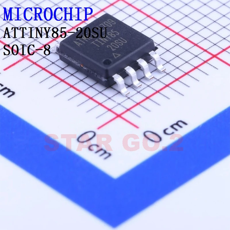 

5PCSx ATTINY85-20SU SOIC-8 MICROCHIP Microcontroller