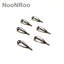 MN #5 #6 Guide Tip Top For Spinning Casting Fishing Rod Repair DIY Rod Building Silver Black Grey Color 1PC NooNRoo